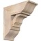 Ekena Millwork Balboa Traditional Smooth Bracket w/ Offset Brace, Douglas Fir, 7 1/2"W x 18"D x 18"H BKT0806X18X18BOA01SDF - alternate 1